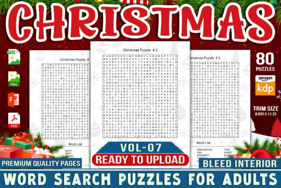 Christmas Word Search for Adults Vol-7: A Thoughtfully Engineered Puzzle Experience for Modern Learners and Leisure Seekers