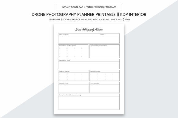 Drone Photography Planner: Your All-in-One Creative & Business Companion