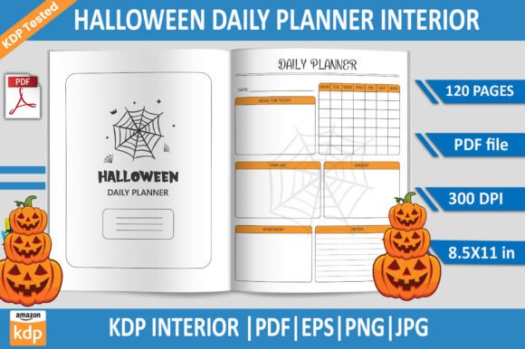 Halloween Daily Planner KDP Interior: A Complete Guide for Self-Publishers & Creative Entrepreneurs