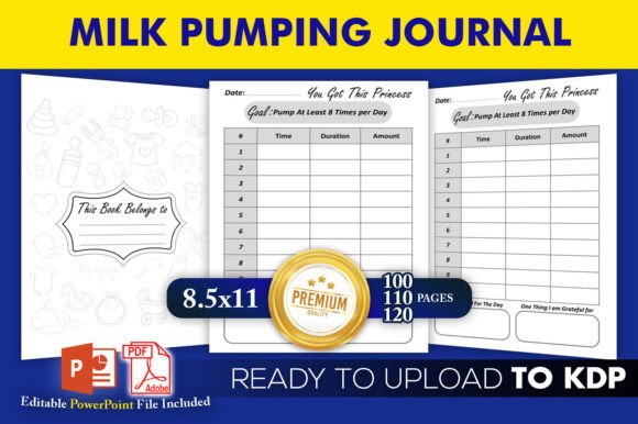 Milk Pumping Journal KDP Interior