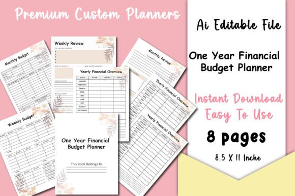 One Year Financial Budget Planner KDP: A Practical Tool for Intentional Money Management