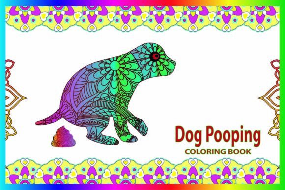 Pooping Animal Colouring Book Cover