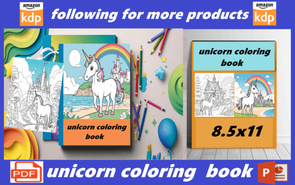 Unicorn Coloring Book for Boys and Girls
