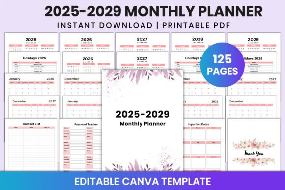 Why the 5 Year Monthly Planner 2025–2029 KDP Is Reshaping How Professionals Plan, Create, and Scale